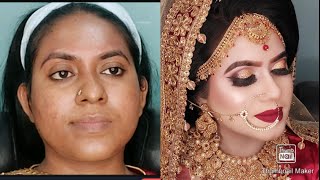 bridal Makeup tutorial  Nadias Makeover [upl. by Shawn]