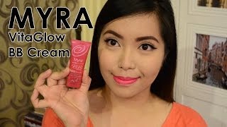 MYRA VITA GLOW BB CREAM Review Pinay Beauty On A Budget  saytiocoartillero [upl. by Qerat935]