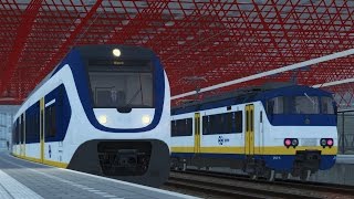 Train Simulator Zaandam  Uitgeest with NS SLT [upl. by Eugenides]