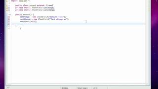 Java GUI Lesson 3  JTextFields and Absolute Positioning [upl. by Linea]