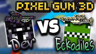 Dev VS Eckodiles Official CVC  Pixel Gun 3D [upl. by Nojel438]