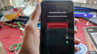 Infinix Mobile Sensor Problem Infinix Note 11 Touch Disable Mode Settings Anti Inadvertently Mode [upl. by Lehcyar]