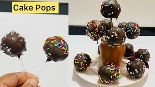 How to make Perfect Cake Pops Recipe  Christmas Special Cake pops [upl. by Nicolina]