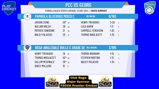 Pambula Bluedogs Mixed C v BegaAngledale Bulls C Grade Georges [upl. by Morley751]