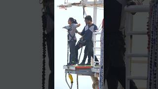 BUNGY IN RISHIKESH 117 MTRS [upl. by Neelasor472]