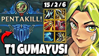 T1 Gumayusi Zeri vs Corki ADC  Double Pentakill  Patch 1411 Ranked Korea ✅ [upl. by Anaihsat305]