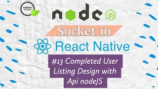 13 Completed User Listing UI with Api axios nodejs reactnative Intellect Developer ​ [upl. by Broida]