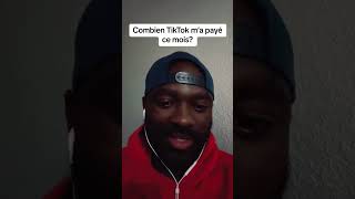 Voici combien TikTok m’a payé [upl. by Kati]