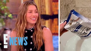 Jessica Biel Talks quotA Kids Book About Periodsquot [upl. by Borman]