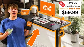 69 TEMU Standing Desk Review [upl. by Onida736]