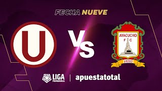 ⚽ UNIVERSITARIO VS AYACUCHO FC  LIGA FEMENINA APUESTATOTAL 2023  FECHA 9 [upl. by Phonsa148]