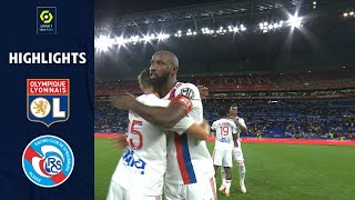 OLYMPIQUE LYONNAIS  RC STRASBOURG ALSACE 3  1  Highlights  OL  RCSA  20212022 [upl. by Backler]