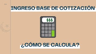 Ingreso Base de Cotización IBC ¿Cómo se calcula [upl. by Oyr186]