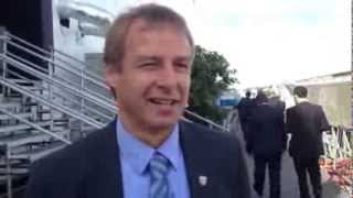 Jurgen Klinsmann Reacts to USMNT Draw [upl. by Ahsiloc]