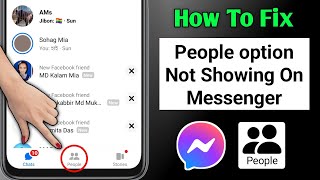 People Option Missing On Messenger  Messenger People Option Not Showing Problem [upl. by Merilee]