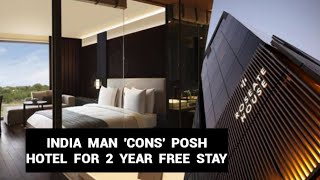 Roseate House India man cons posh Delhi hotel for 2 year free stay [upl. by Nomrah823]