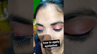 fake eyelash kaise lagaye beutytips makeup beatytips [upl. by Sudbury26]