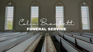 Colin Bramlett Funeral Service  Central UMC 10252024 [upl. by Nairde]