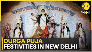 Durga Puja Pandals In New Delhi Mix Of Tradition And Creativity  World News  WION [upl. by Byrdie563]