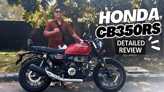 Honda CB350rs detailed review  New 2024 model  Watch it before you buy 🫠 [upl. by Alic]