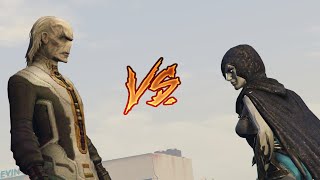 GTA V  Ebony Maw vs Raven [upl. by Naul78]