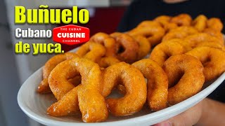 💥 COMO HACER BUÑUELOS CUBANO aca la RECETA SENCILLA DE BUÑUELO CUBANO DE YUCA [upl. by Vano]