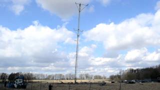 Demolition of shortwave antennas at Hörby Radio Station 5 [upl. by Mylan]