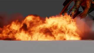 Dragon Fire Blender 3D Cycles [upl. by Achorn]