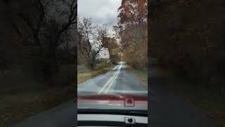 A nice ride down another bumpy back road youtube automobile driving fallcolors [upl. by Nroht]