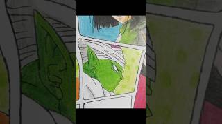 piccolo Drawing  Gohans step Dad drawing animedrawing art dragonball shorts [upl. by Pul]