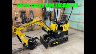 Buying the cheapest Mini Excavator Chinese AGROTK H12 [upl. by Chuch]