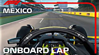 LEWIS HAMILTONS ONBOARD LAP AT THE MEXICO GP  MONOPOSTO 2023 [upl. by Terryn581]