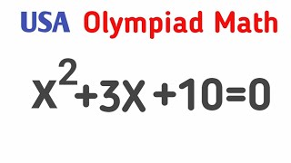 USA Olympiad Math Problem  A Nice Exponential Algebraic Equation [upl. by Artemisa]