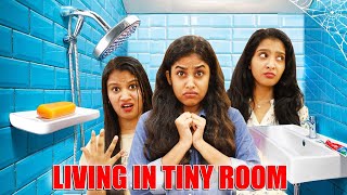 LIVING IN TINY ROOM FOR 24 HOURS CHALLENGE 🥵  ഇത്രയും ചെറിയ റൂമിൽ ഒരു ദിവസം 😱  PULLOTHI [upl. by Enriqueta]