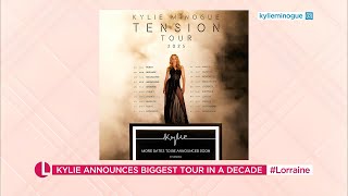 Kylie Minogue announces Tension Tour Lorraine 2024 [upl. by Raney]