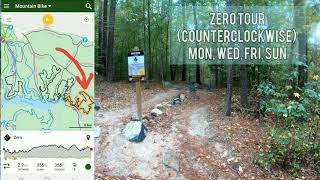 Pocahontas State Park Mountain Bike Trails Zero Tour part 2 Counterclockwise Mon Wed Fri Sun [upl. by Elo457]