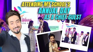 I Attended My Schools Annual Day As A Chief Guest  MrFaisu [upl. by Yadsnil]