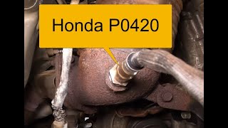 How to Fix a Honda P0420 Catalyst System Efficiency Below Threshold Bank 1 [upl. by Ogdon]