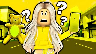 Everything Turned YELLOW Roblox Brookhaven [upl. by Sheply]