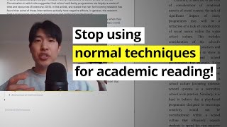 4 Steps to Read Difficult Texts Faster Academic Speed Reading Comprehension [upl. by Johannessen]