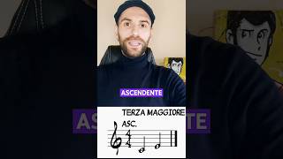 Intervalli musicali  Terza maggiore ascendente musica teoriamusicale ducktales [upl. by Sucramrej]