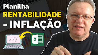 Como calcular a rentabilidade de investimentos descontando a inflação  explicação prática e fácil [upl. by Aleekat527]