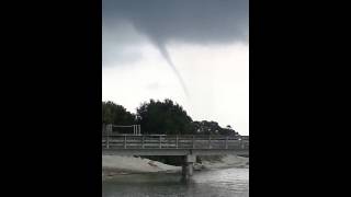 Tybee Island waterspout [upl. by Neumeyer]