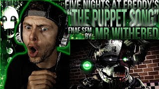 Vapor Reacts 499  FNAF SFM FNAF SONG ANIMATION quotThe Puppet Songquot by Mr Withered REACTION [upl. by Scott]