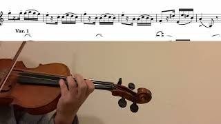 Paganini caprice24 tutorialshortviolin tutorialsheet musicclose uplearning tempo [upl. by Anilyx]