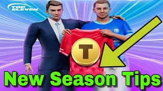 3 Tips to follow on the First day of the season in Top Eleven 2024 [upl. by Clippard563]