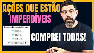 COMPREI TODAS ESTAS AÃ‡Ã•ES ELAS PAGAM DIVIDENDOS E PODEM SUBIR BASTANTE NOS PRÃ“XIMOS ANOS OU MESES [upl. by Aicilyt]