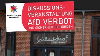 🟥LIVE Schlachthof Stollberg Bürgerdialog AFD Verbot [upl. by Immij]