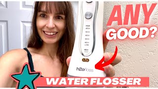 TRICKS TO USING THIS WATER FLOSSER RIGHT DONT GET SPRAYED H2ofloss Water Dental Flosser Review [upl. by Weintrob]