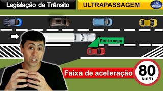 LEGISLAÇÃO DE TRÂNSITO  PASSAGEM E ULTRAPASSAGEM AULA 2 [upl. by Jaeger380]